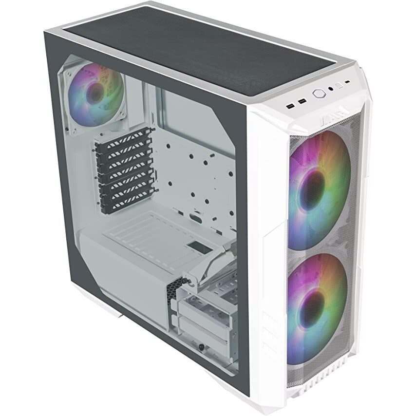 Datoru korpuss Cooler Master HAF 500 White (H500-WGNN-S00) - MCM-H500-WGNN-S00 - foto 2