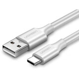 Kabelis USB - USB Type-C, 1m, UGREEN US287 White (60121)