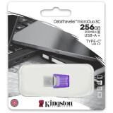 Clé USB Kingston 256Gb DataTraveler microDuo 3C G3 (DTDUO3CG3/256GB)