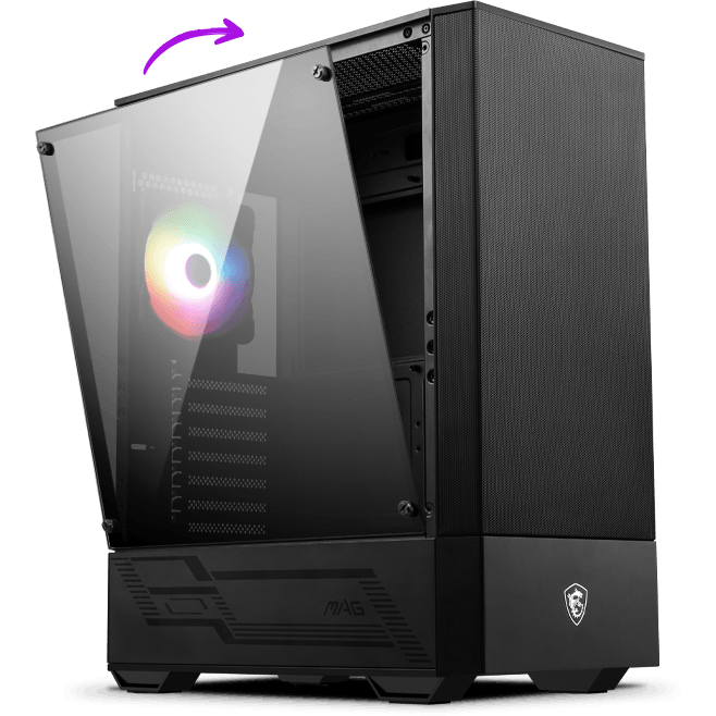 Datoru korpuss MSI MAG FORGE 110R Midi Tower (MAG FORGE 110R) - foto 4