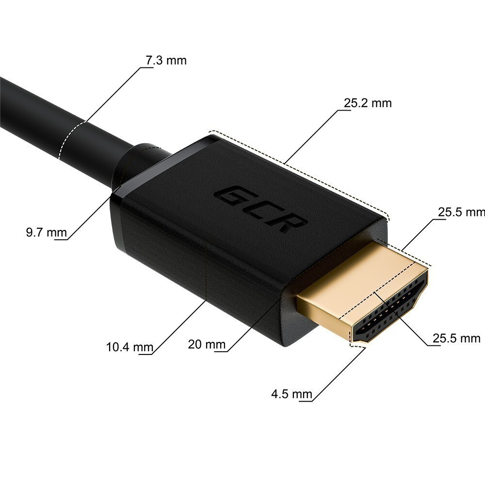 Câble HDMI (M) - HDMI (M), 2m, Greenconnect GCR-HM410-1.0m - GCR-HM410-2.0m - photo 3