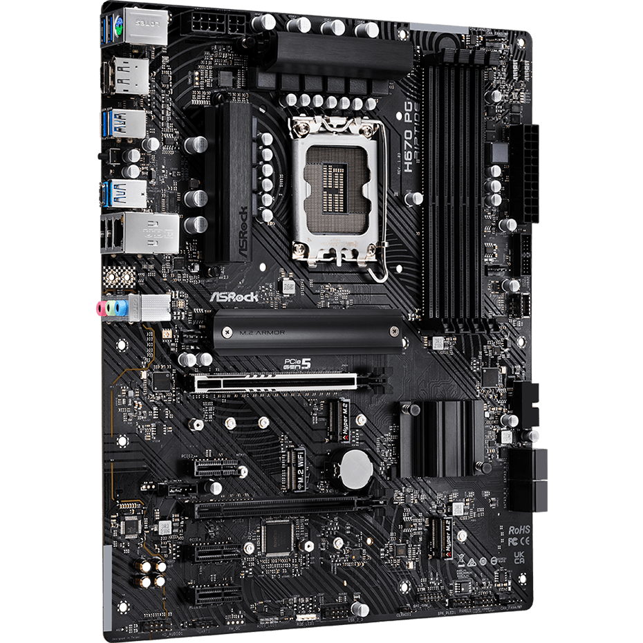 Pamatplate ASRock H670 PG Riptide - foto 3