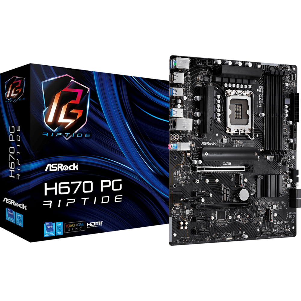 Pamatplate ASRock H670 PG Riptide - foto 5