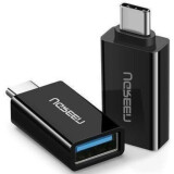 Pārejas savienojums USB A (F) - USB Type-C, UGREEN US173 Black (20808)
