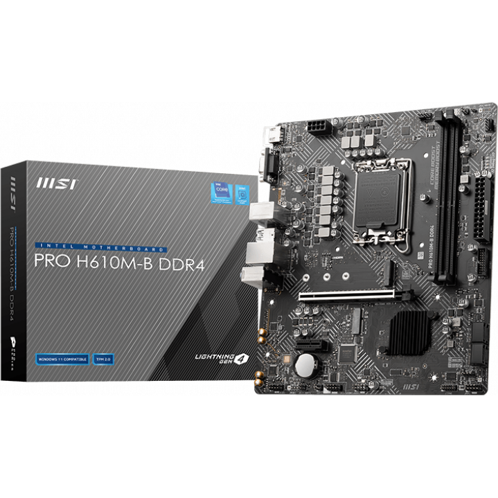 Pamatplate MSI PRO H610M-B DDR4 - foto 5