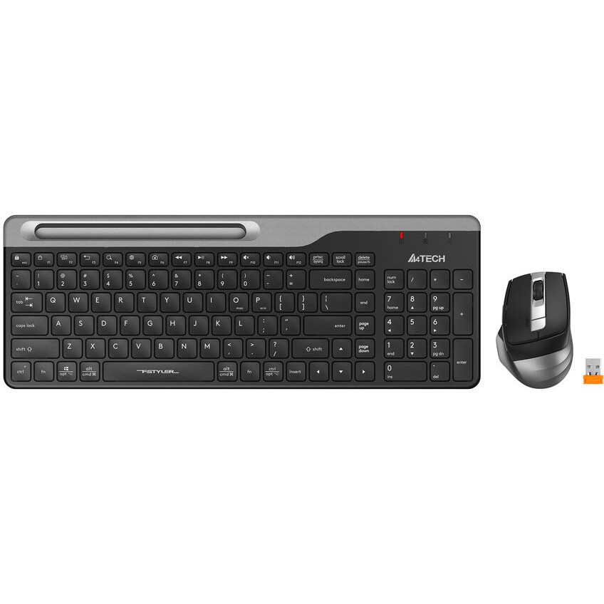 Tastatūra + pele A4Tech Fstyler FB2535С Black/Grey