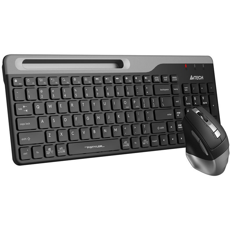 Tastatūra + pele A4Tech Fstyler FB2535С Black/Grey - foto 2