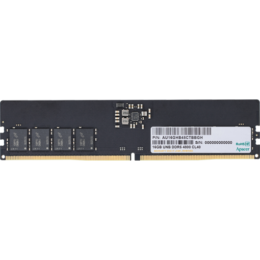Operatīvā atmiņa 16Gb DDR5 4800MHz Apacer (AU16GHB48CTBBGH) - FL.16G2A.PTH