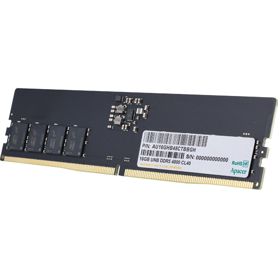 Operatīvā atmiņa 16Gb DDR5 4800MHz Apacer (AU16GHB48CTBBGH) - FL.16G2A.PTH - foto 3