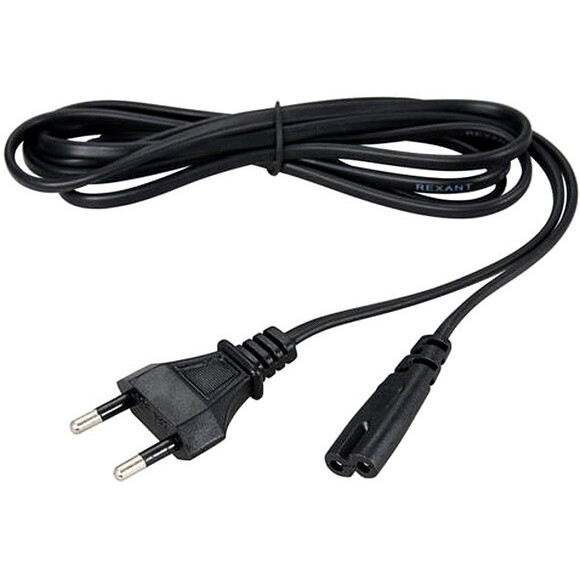 Barošanas kabelis CEE 7/16 - IEC-320-C7, 1.8m, Rexant 11-1101