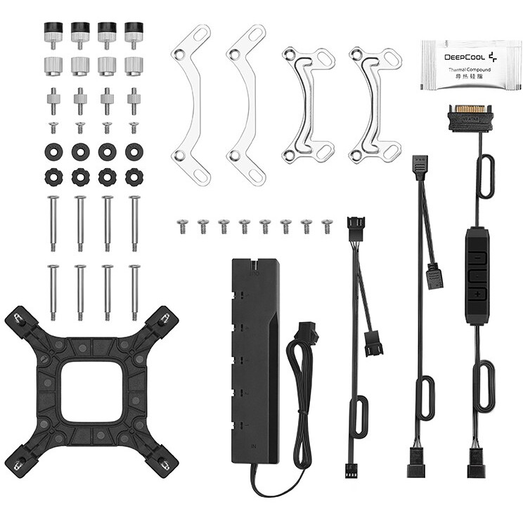 Système de refroidissement liquide DeepCool Gammaxx L240 A-RGB White - photo 6