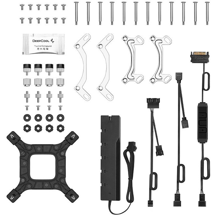 Système de refroidissement liquide DeepCool Gammaxx L360 A-RGB White - photo 6