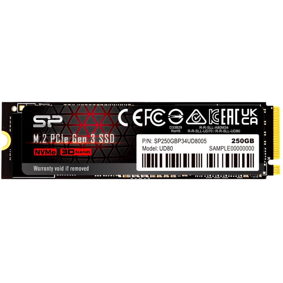 SSD 250Gb Silicon Power UD80 (SP250GBP34UD8005)