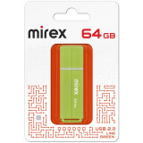 USB zibatmiņa 64Gb Mirex Line Green (13600-FMULGN64)