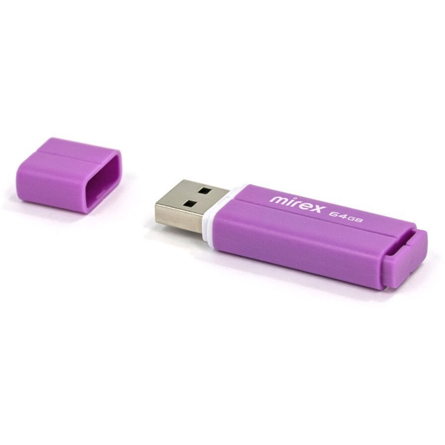 USB zibatmiņa 64Gb Mirex Line Violet - 13600-FMULVT64 - foto 4