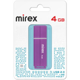 USB zibatmiņa 4Gb Mirex Line Purple (13600-FMULVT04)