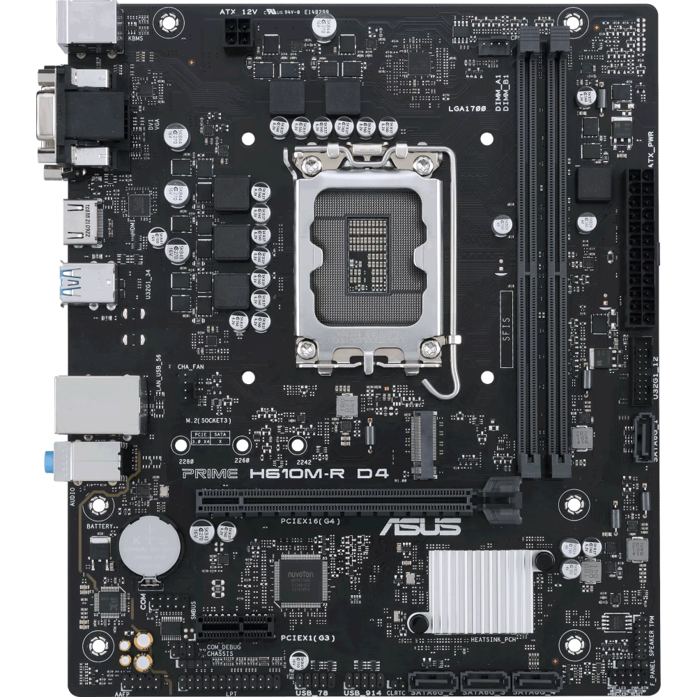 Motherboard ASUS PRIME H610M-R D4-SI (PRIME H610M-R D4-SI)