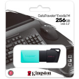 Clé USB Kingston 256Gb DataTraveler Exodia M Black/Green (DTXM/256GB)