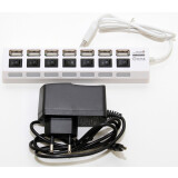 USB koncentrators 5bites HB27-203PWH White