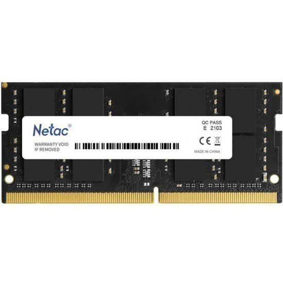 Operatīvā atmiņa 8Gb DDR5 4800MHz Netac Basic SO-DIMM (NTBSD5N48SP-08)