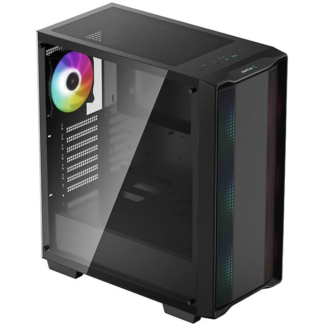 Datoru korpuss DeepCool CC 560 ARGB Black - CC560 ARGB - foto 2