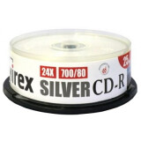 Disks CD-R Mirex 700Mb 24x Silver Cake Box (25pcs) (201878)
