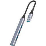 USB centrmezgls 5bites HB31-313SL Silver