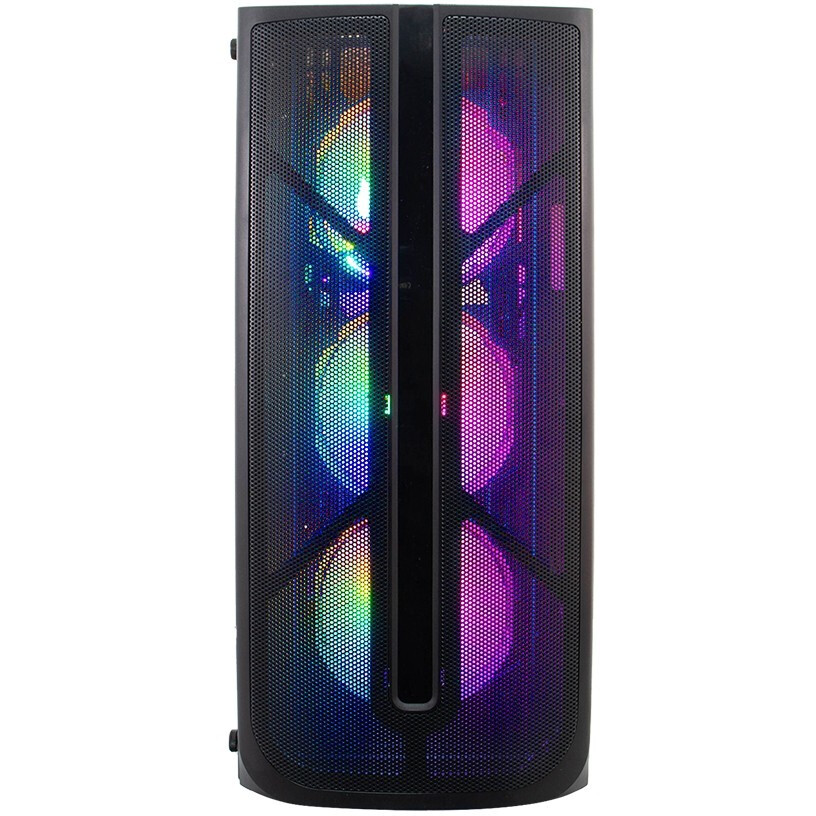 Datoru korpuss 1STPLAYER FIREBASE X4 Black - X4-BK-4F1 - foto 2