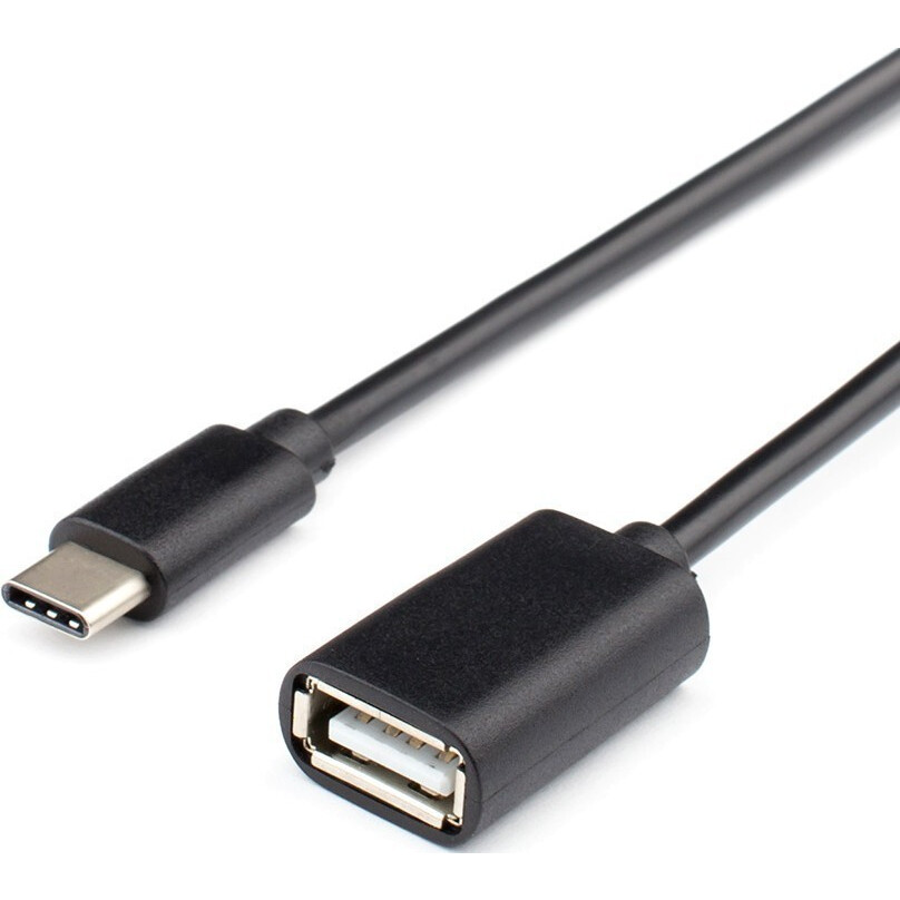 Pārejas savienojums USB A (F) - USB Type-C, 0.1m, ATCOM AT4716 - foto 2
