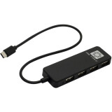 USB centrmezgls 5bites HB24C-210BK Black