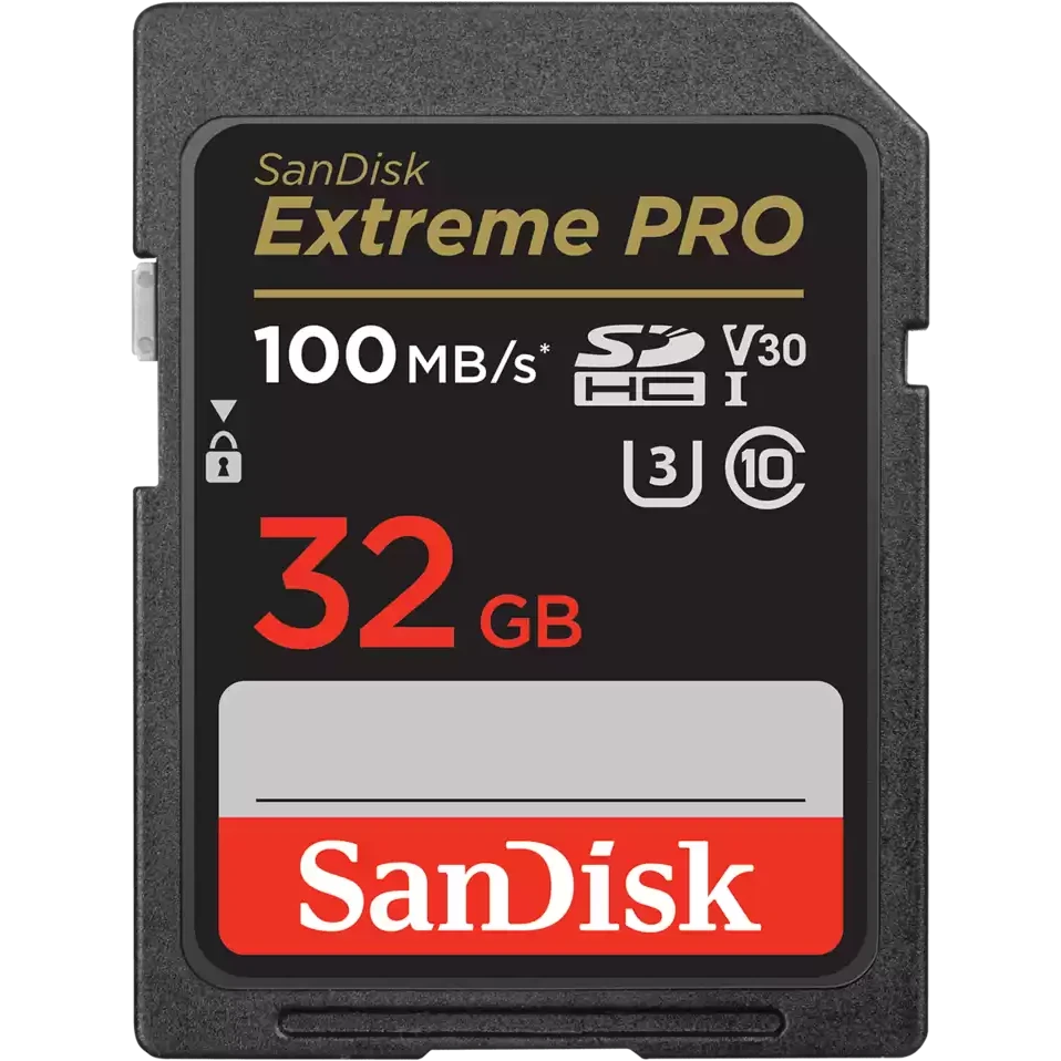 Atmiņas kartes 32Gb SD SanDisk Extreme Pro (SDSDXXO-032G-GN4IN)