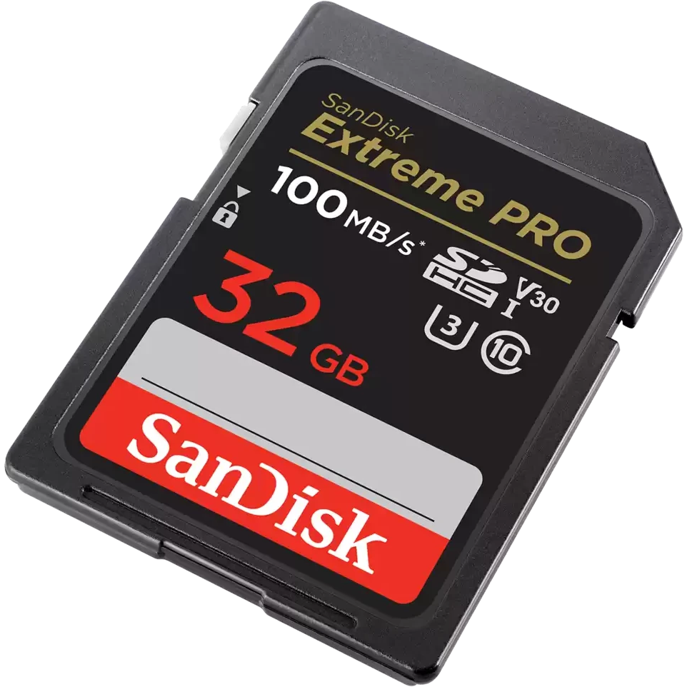 Atmiņas kartes 32Gb SD SanDisk Extreme Pro (SDSDXXO-032G-GN4IN) - foto 3