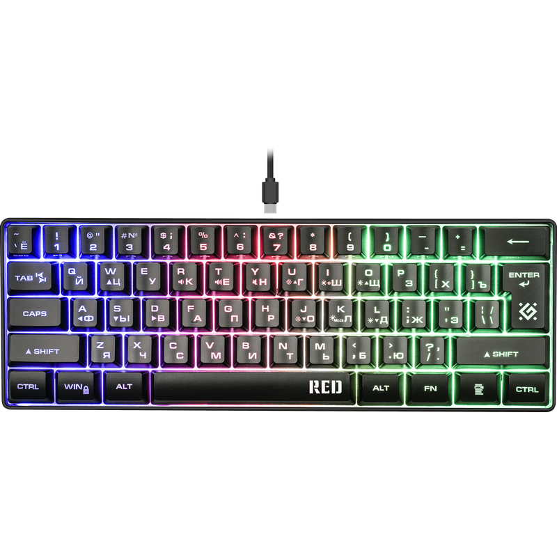 Tastatūra Defender Red GK-116 (45117)