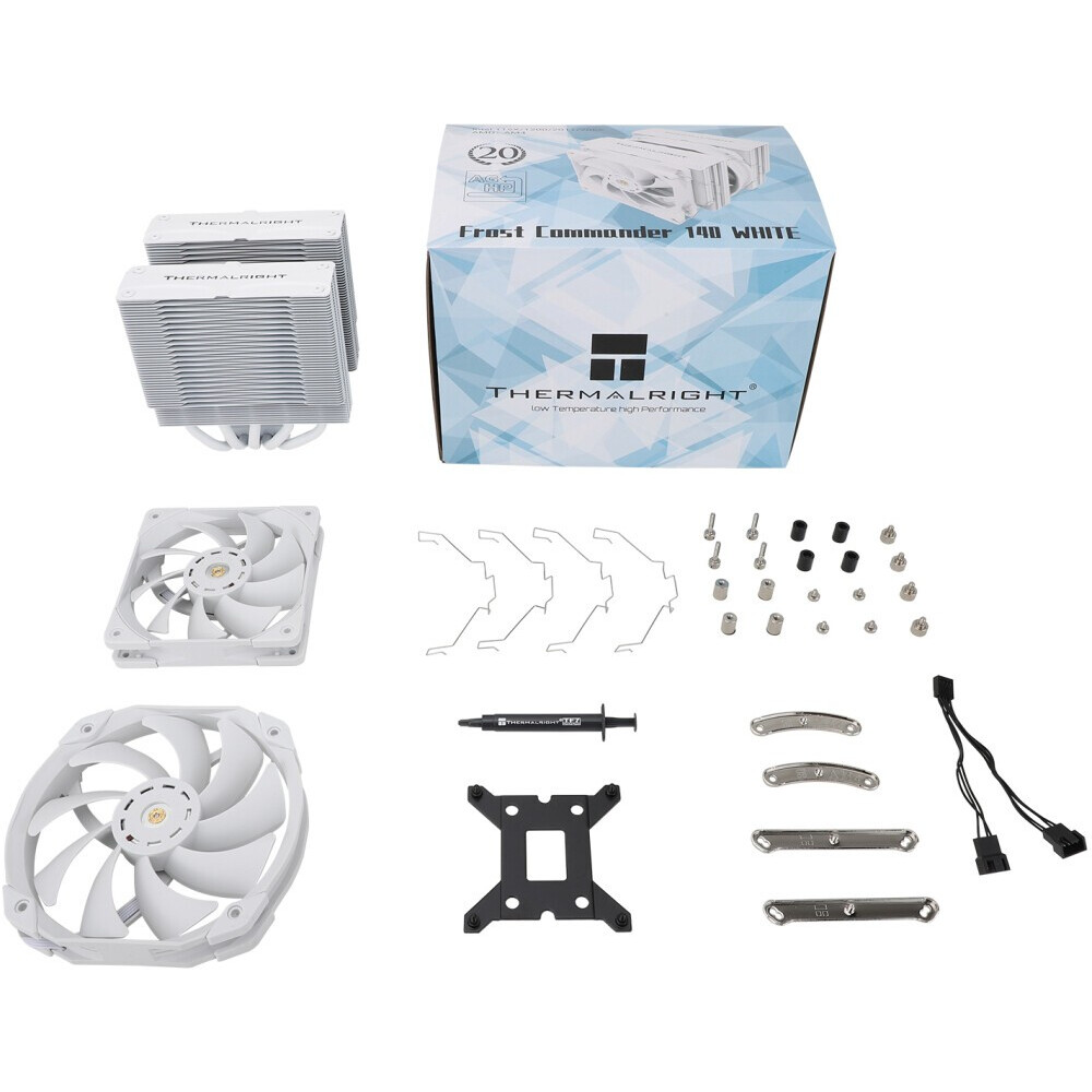cooler Thermalright Frost Commander 140 White - FC-140-WH - foto 9