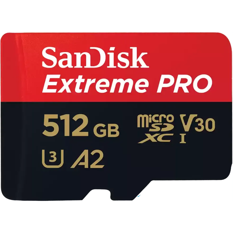 Atmiņas kartes 512Gb MicroSD SanDisk Extreme Pro (SDSQXCD-512G-GN6MA)