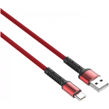 Pagarinātāja kabelis USB - USB Type-C, 2m, LDNIO LS64 Red (LD_B4471)