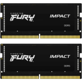 La mémoire vive 16Gb DDR5 4800MHz Kingston Fury Impact SO-DIMM (KF548S38IBK2-16) (2x8Gb KIT)