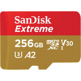 Atmiņas kartes 256Gb MicroSD SanDisk Extreme (SDSQXAV-256G-GN6MN)